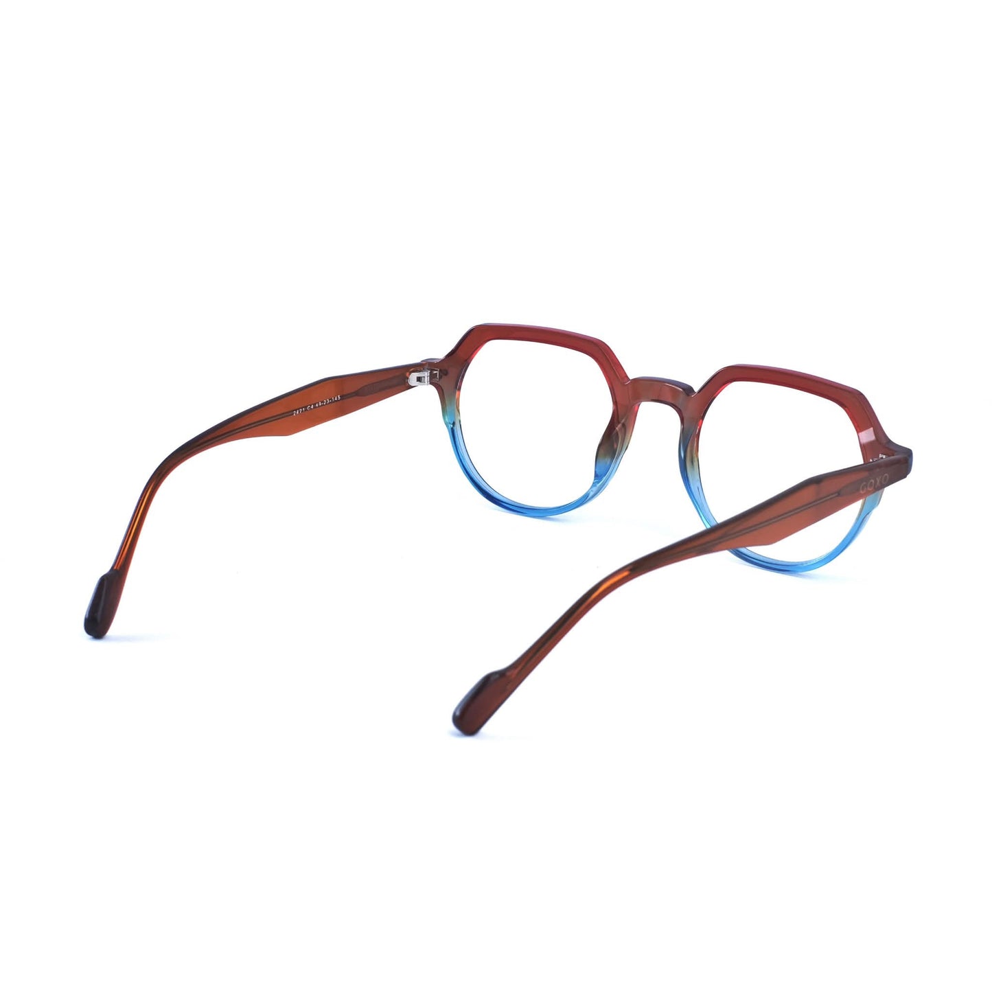 Acetate hexa-round frames 330