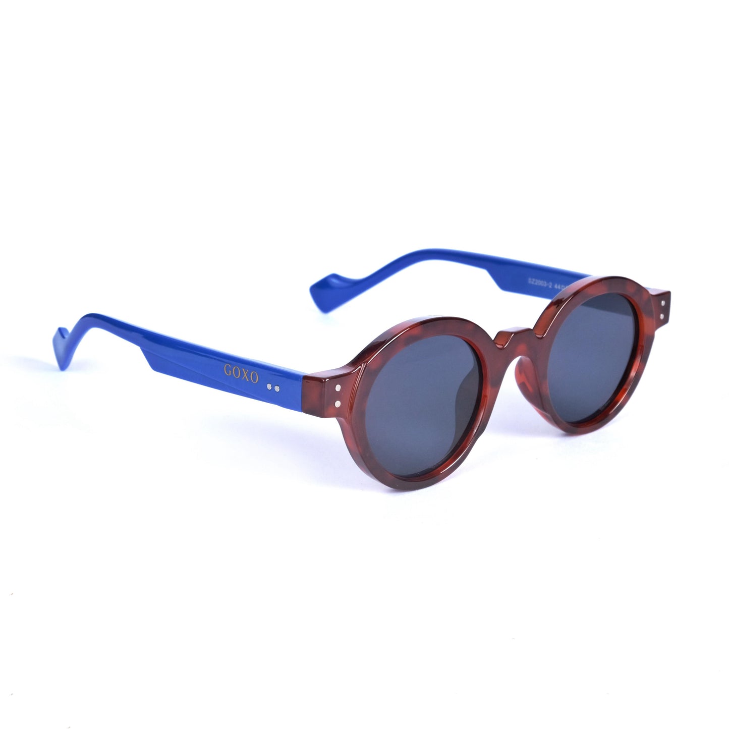 Round Blue-leo Sunglasses 300