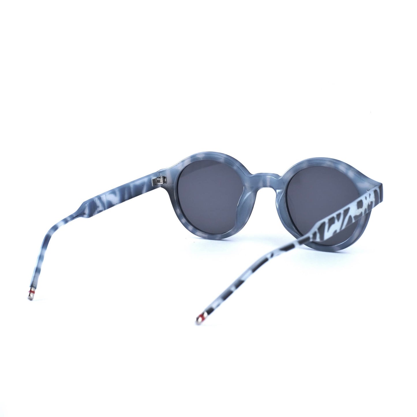 Round Gray Tortoiseshell sunglass 324