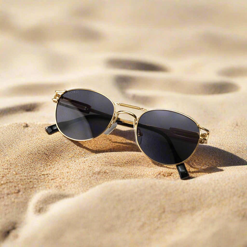 Golden-Black Metal Oval 280