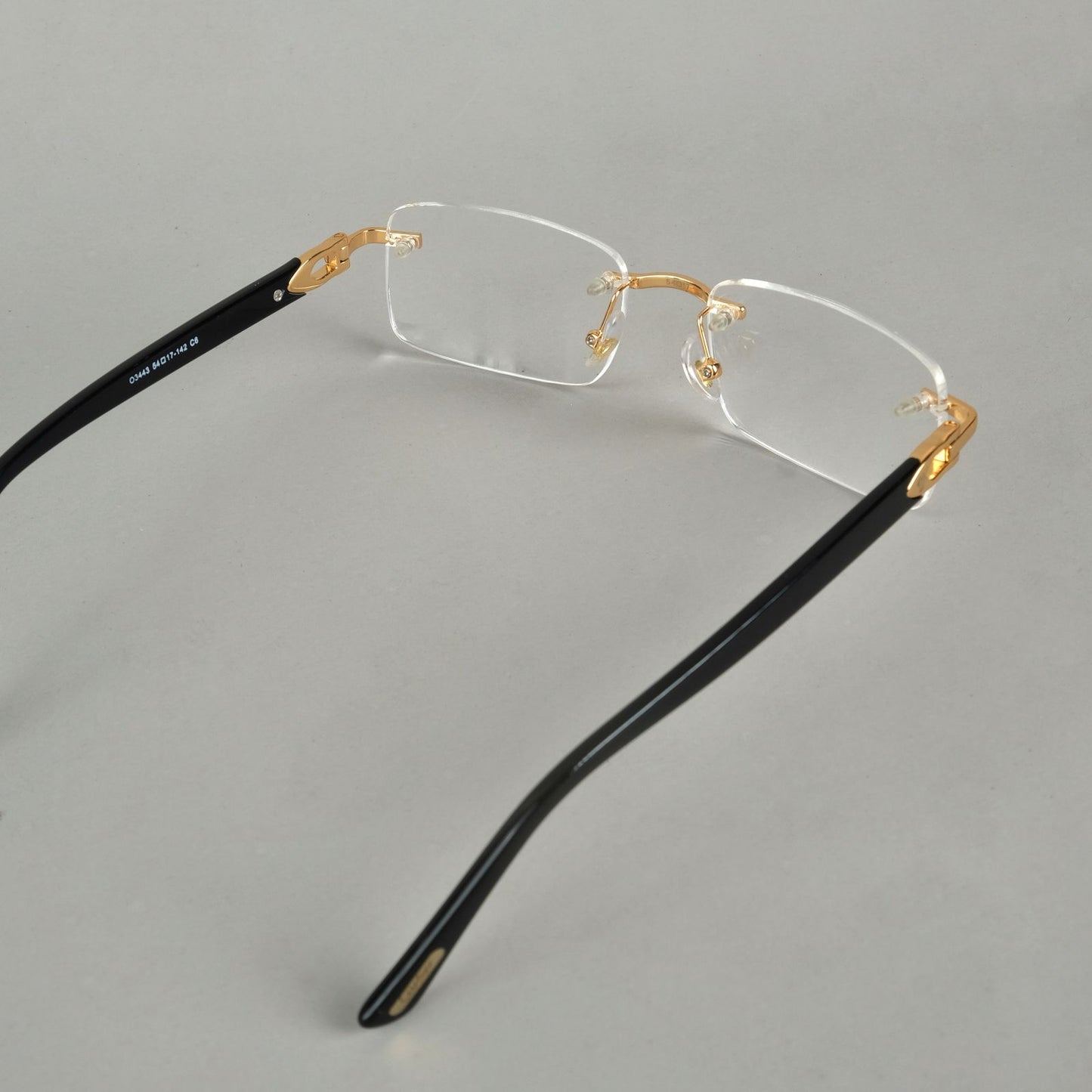 Rimless cartier frames golden 391