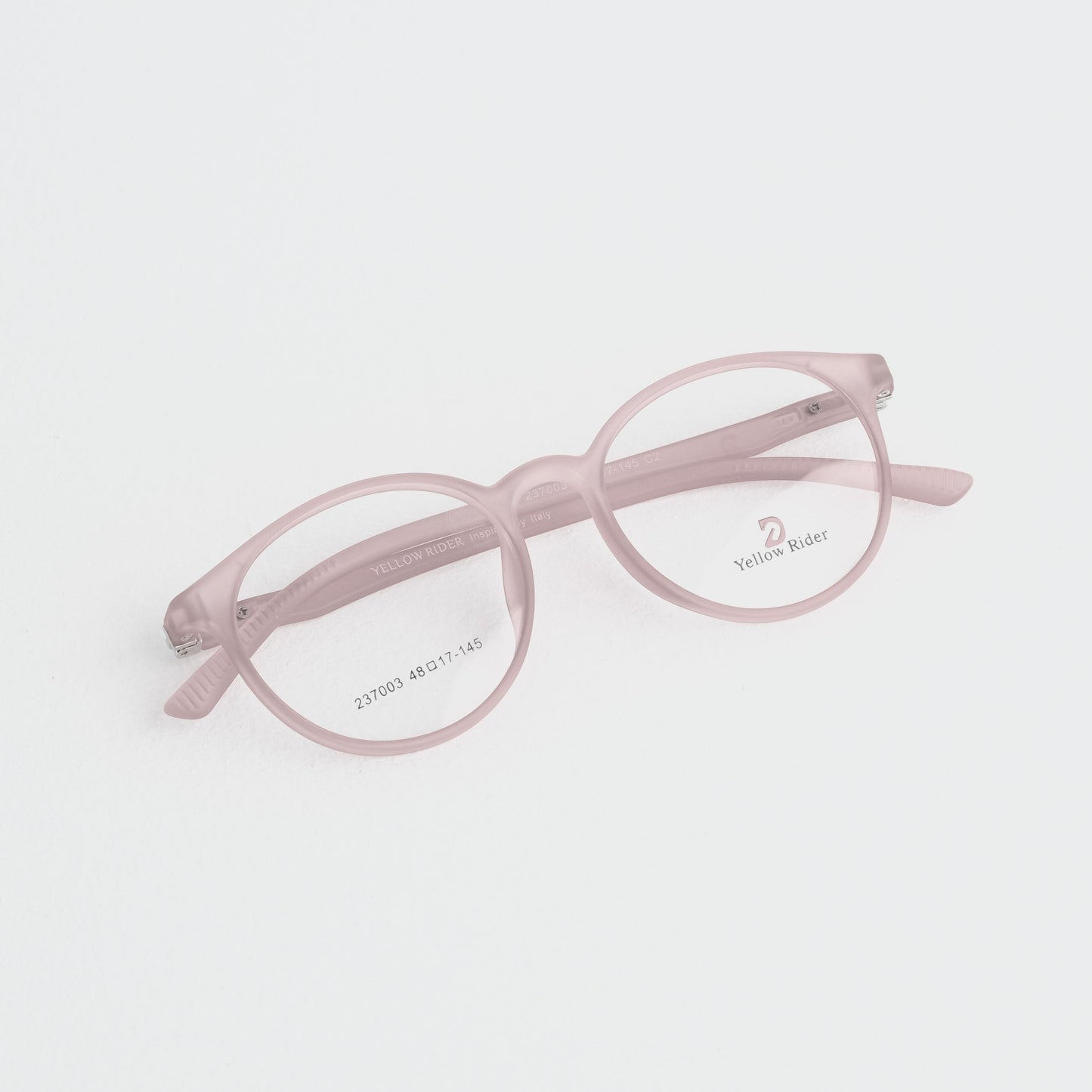 Light peach round frame