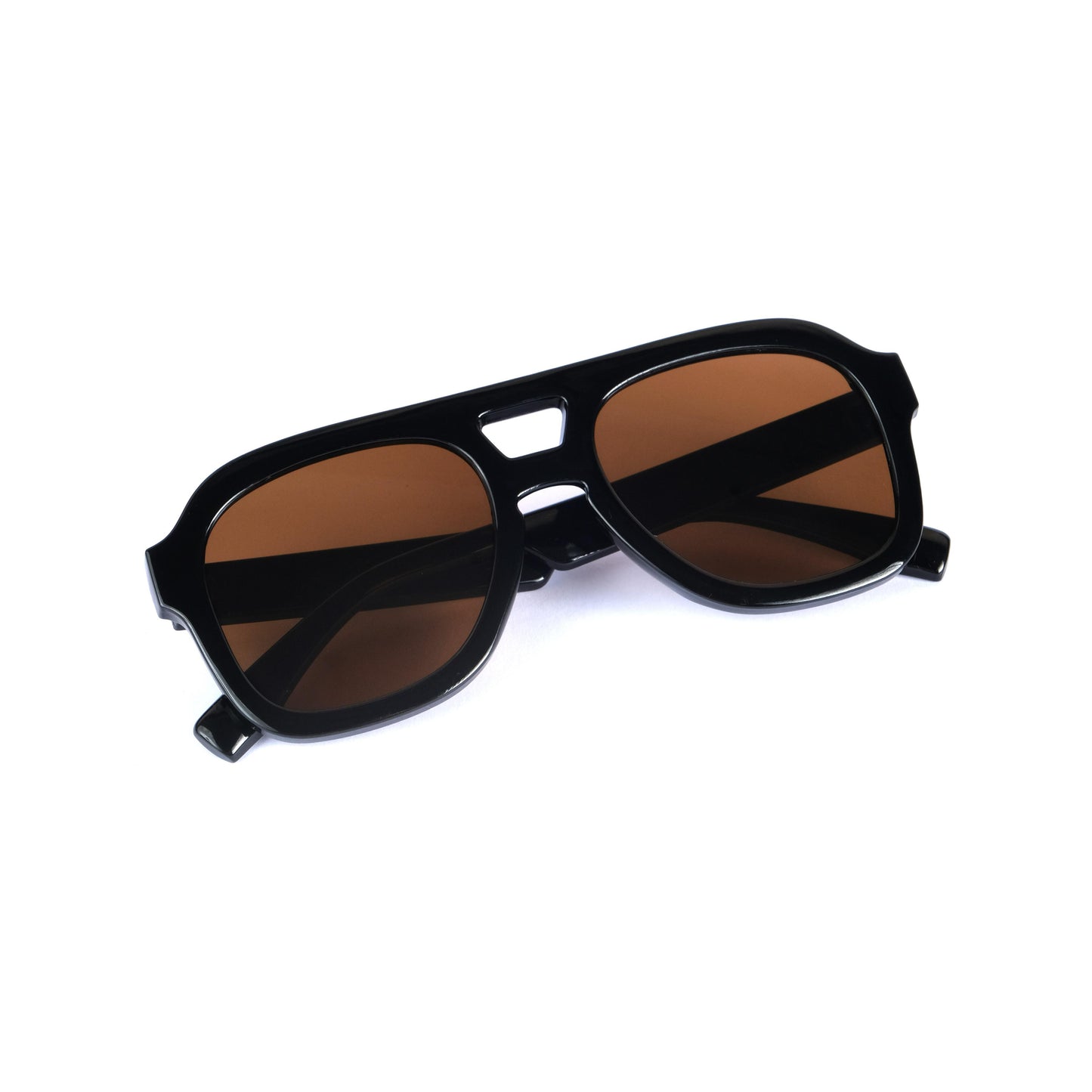 Oversized Funky Brown Lens  386