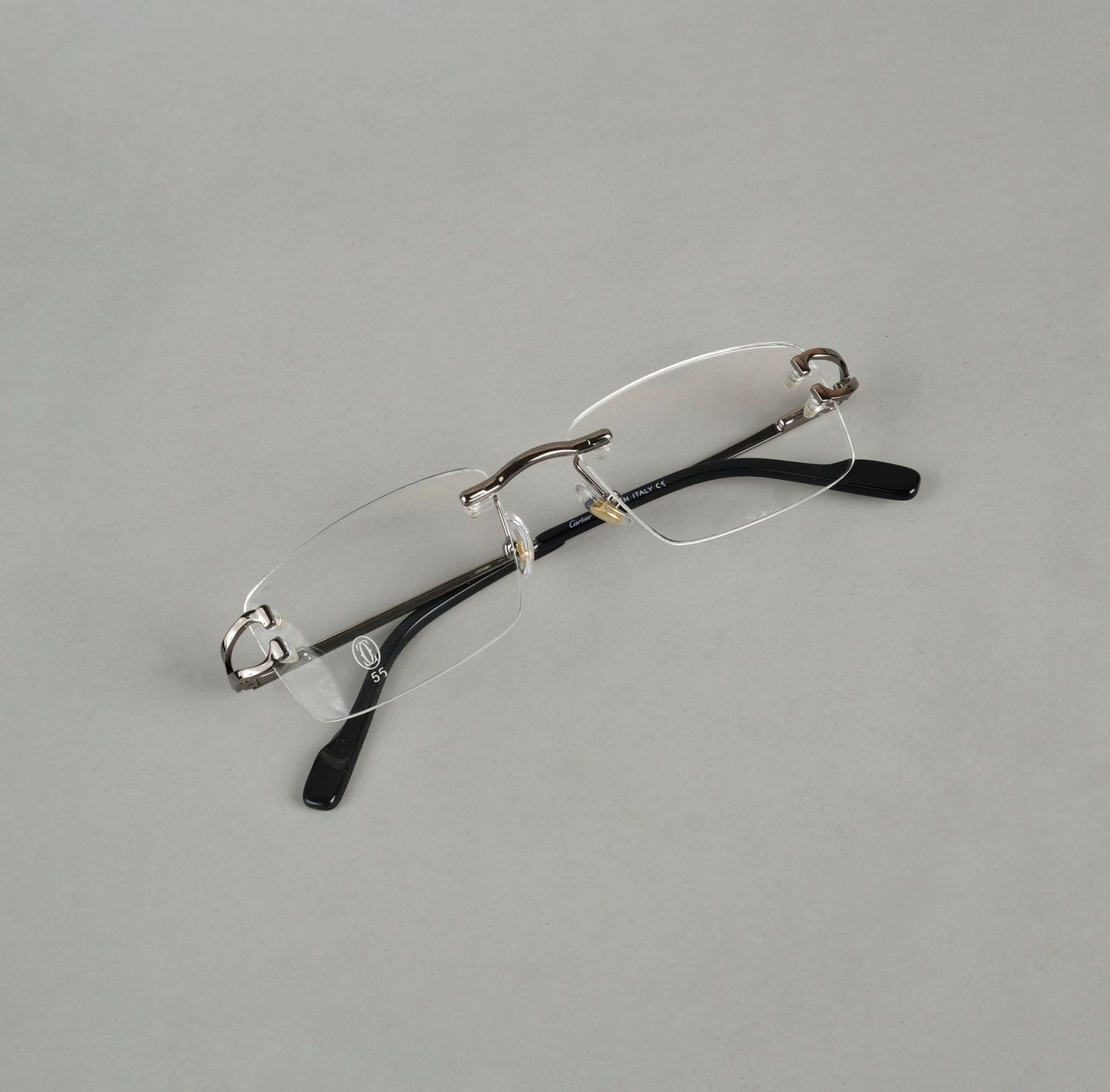 Rimless cartier frames chrome 393