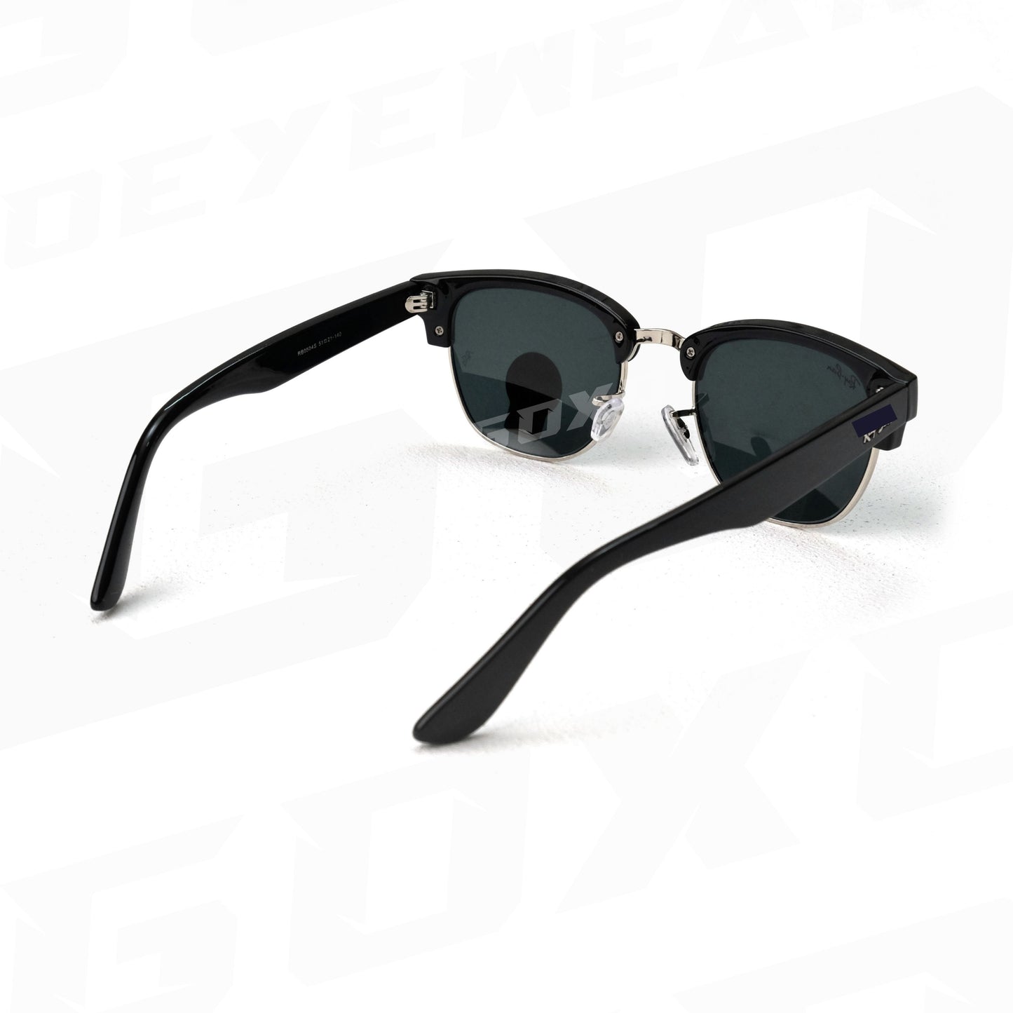 Clubmaster silver-black