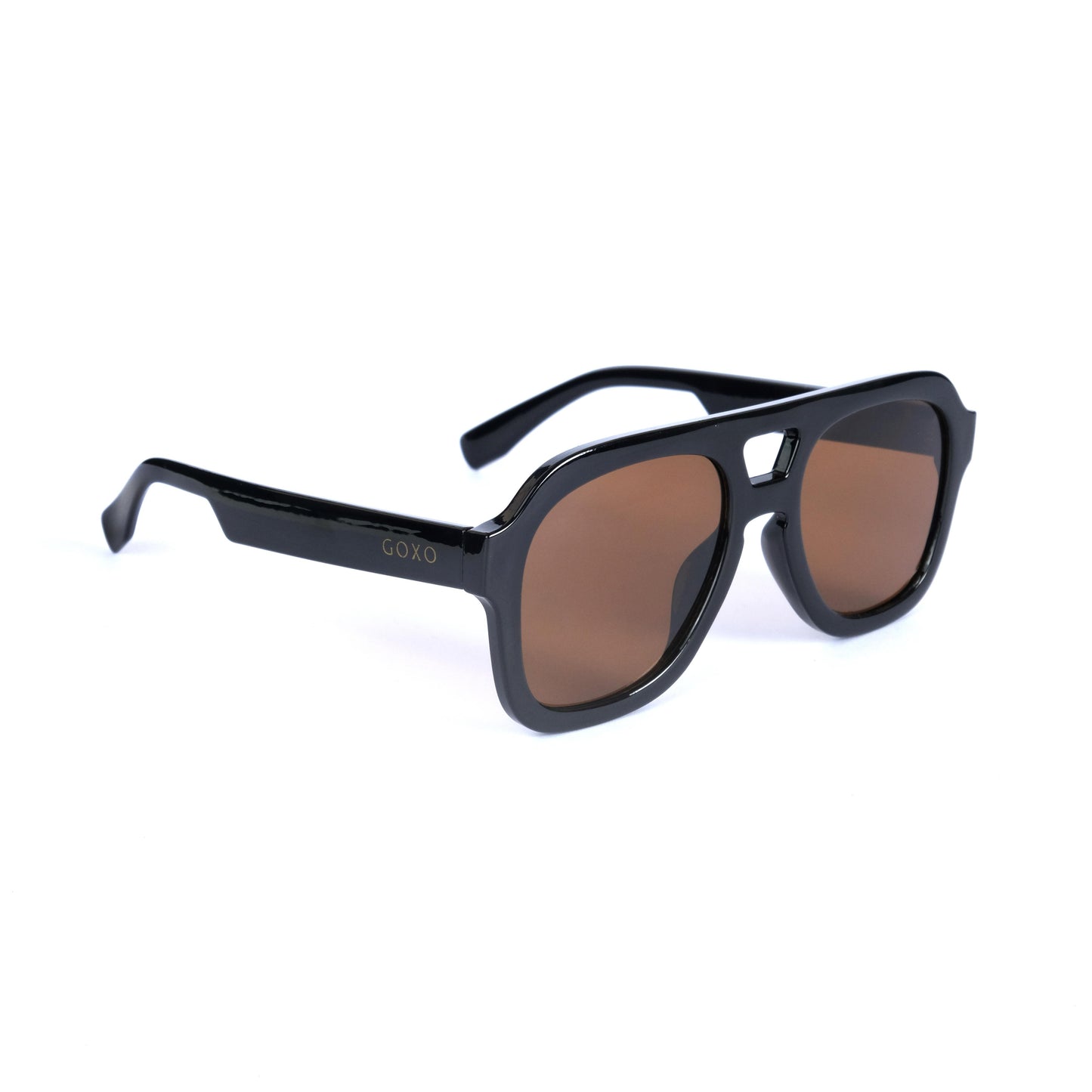 Oversized Funky Brown Lens  386