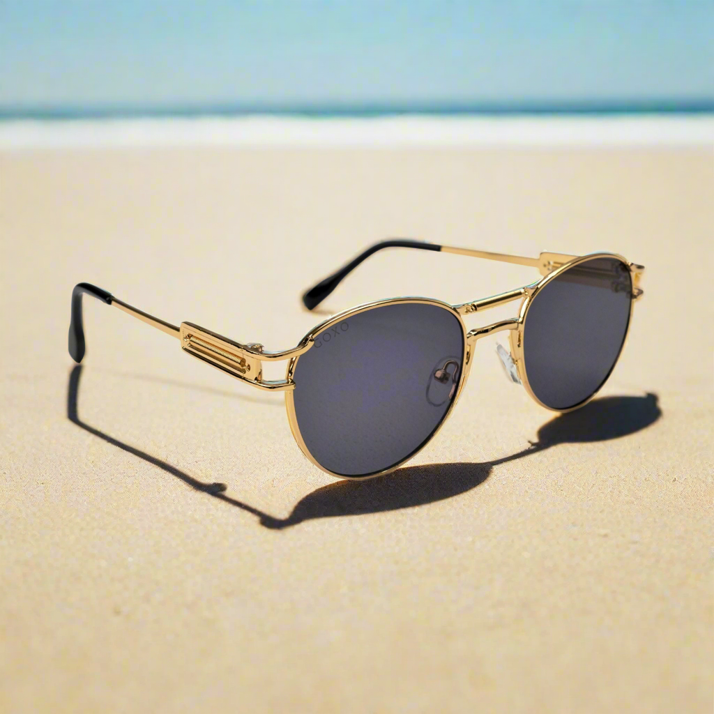 Golden-Black Metal Oval 280