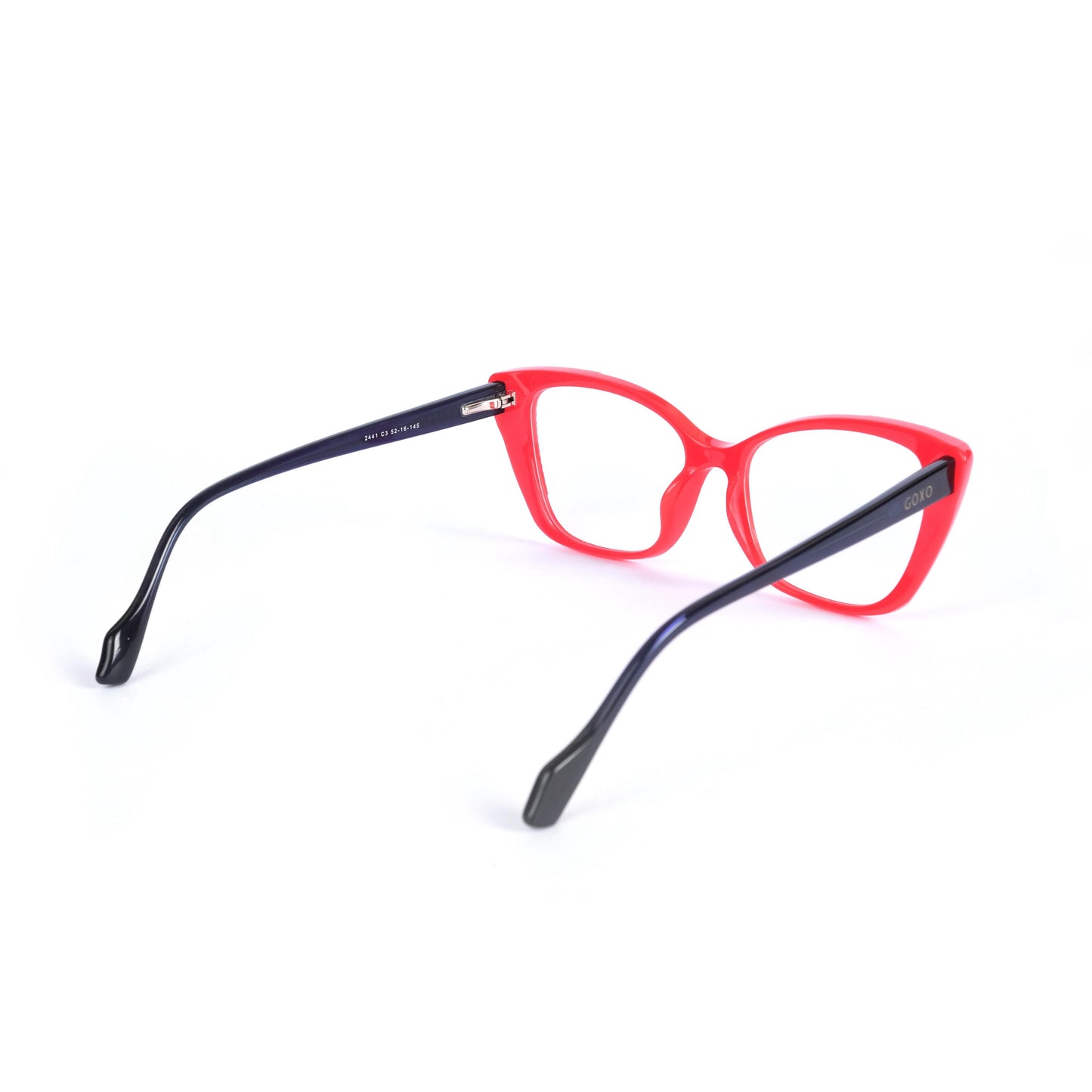 Cat eye grey-pink frames 379