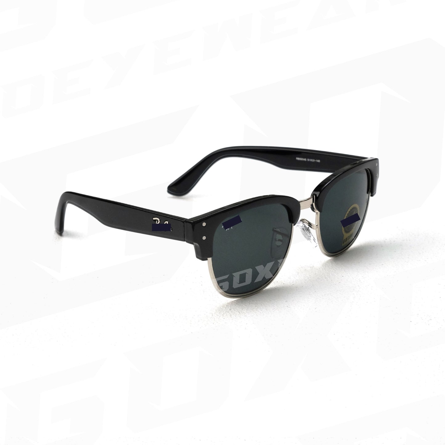 Clubmaster silver-black