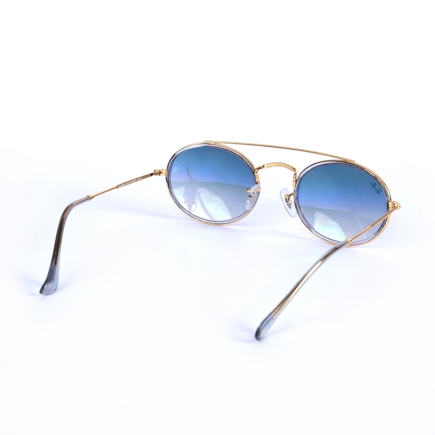 Branded Luxury Oval Blue Shades 360