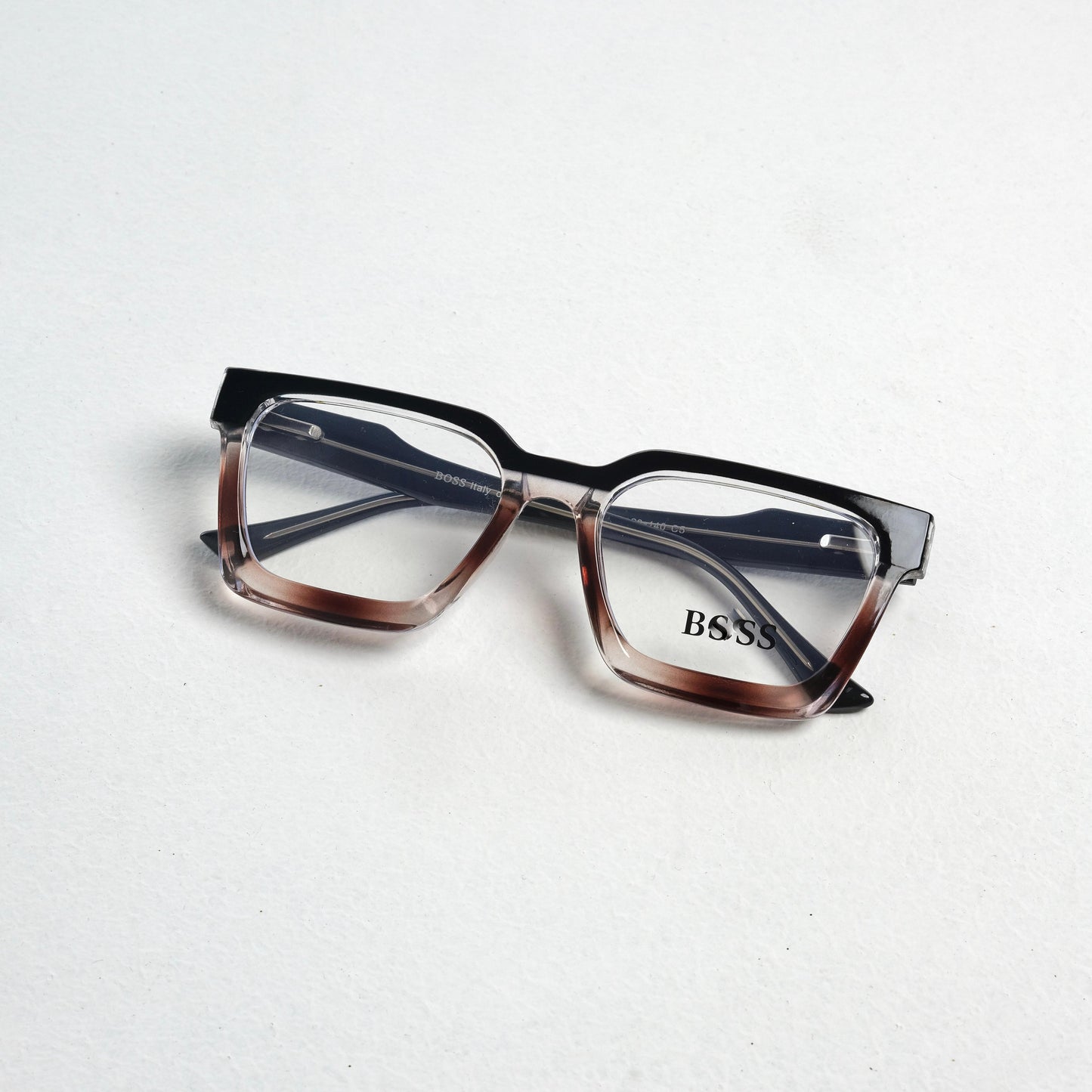 Square frames black-leo 677