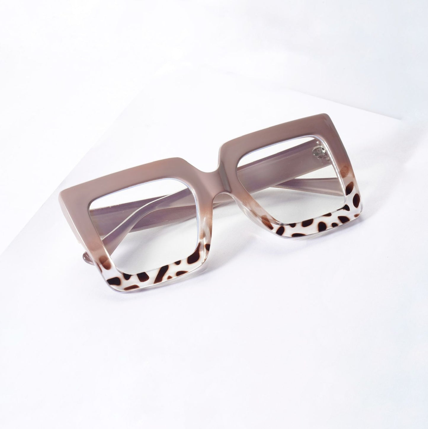 Oversized Brown-Leopard Frames 273