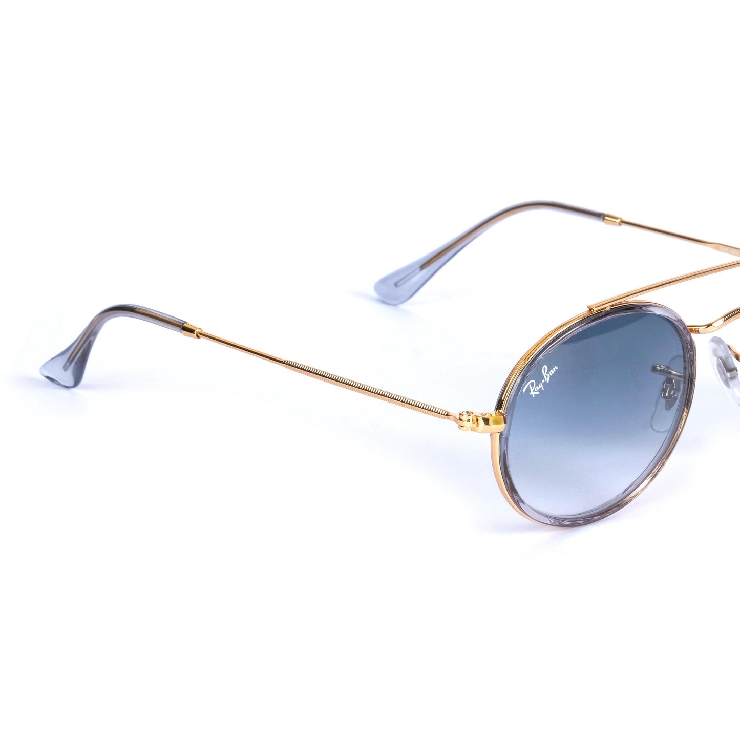 Branded Luxury Oval Blue Shades 360