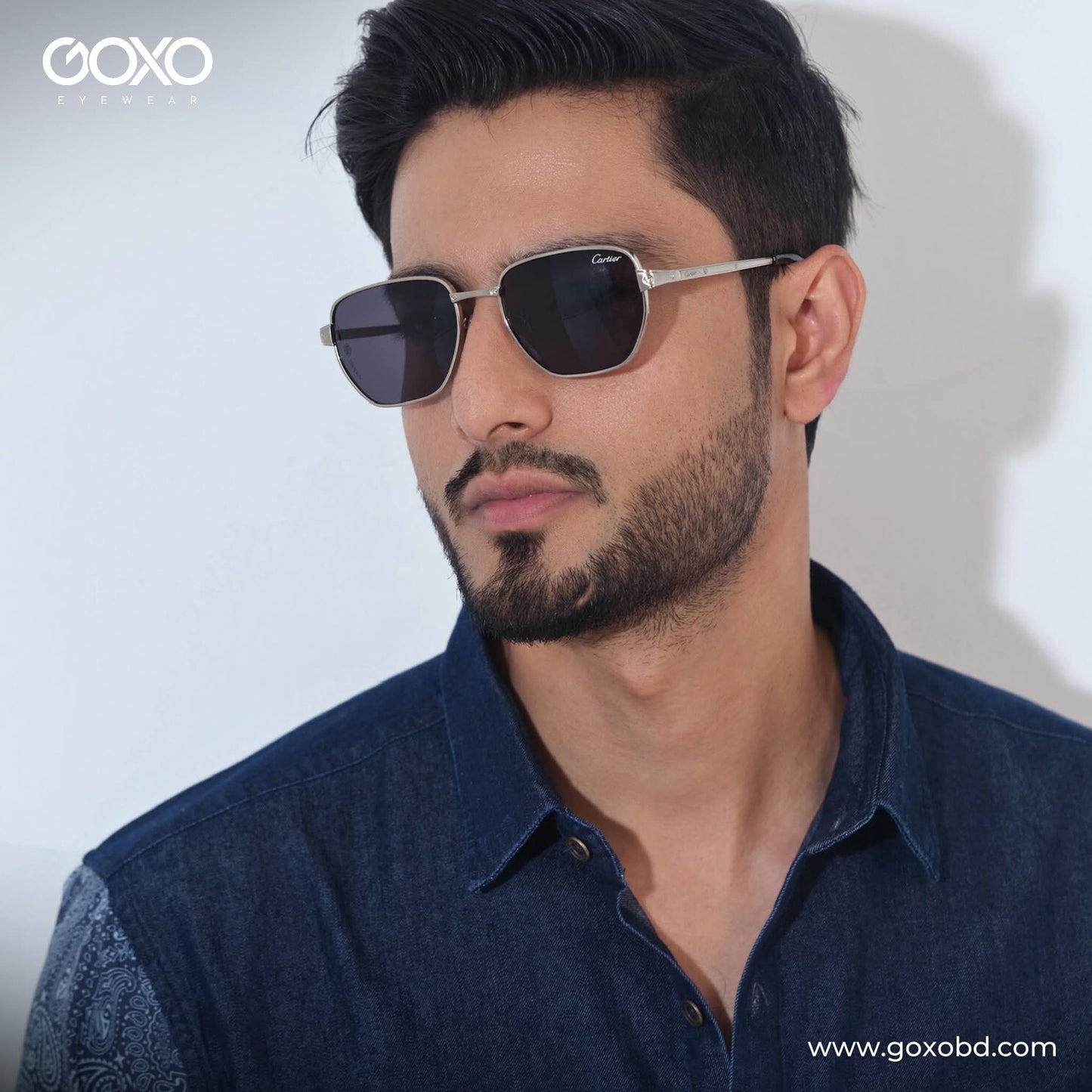 Brand metal sunglasses 315