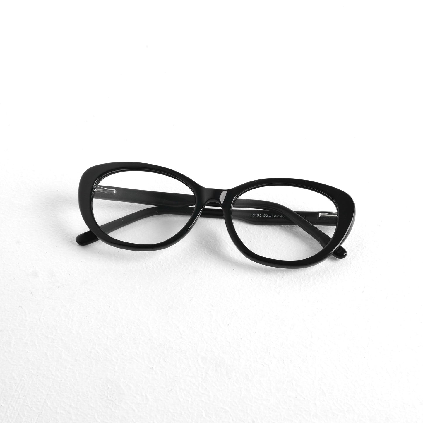 Acetate ladies premium black frames 708