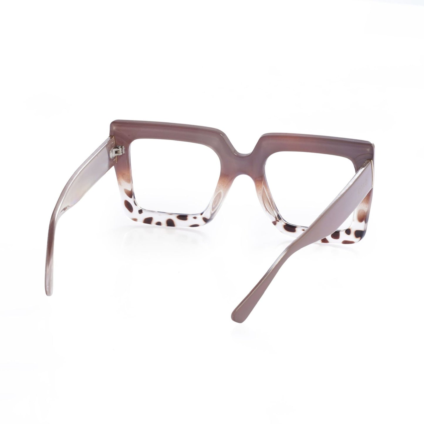 Oversized Brown-Leopard Frames 273