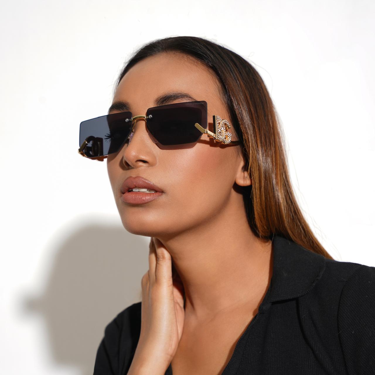 Luxury golden Rimless 506