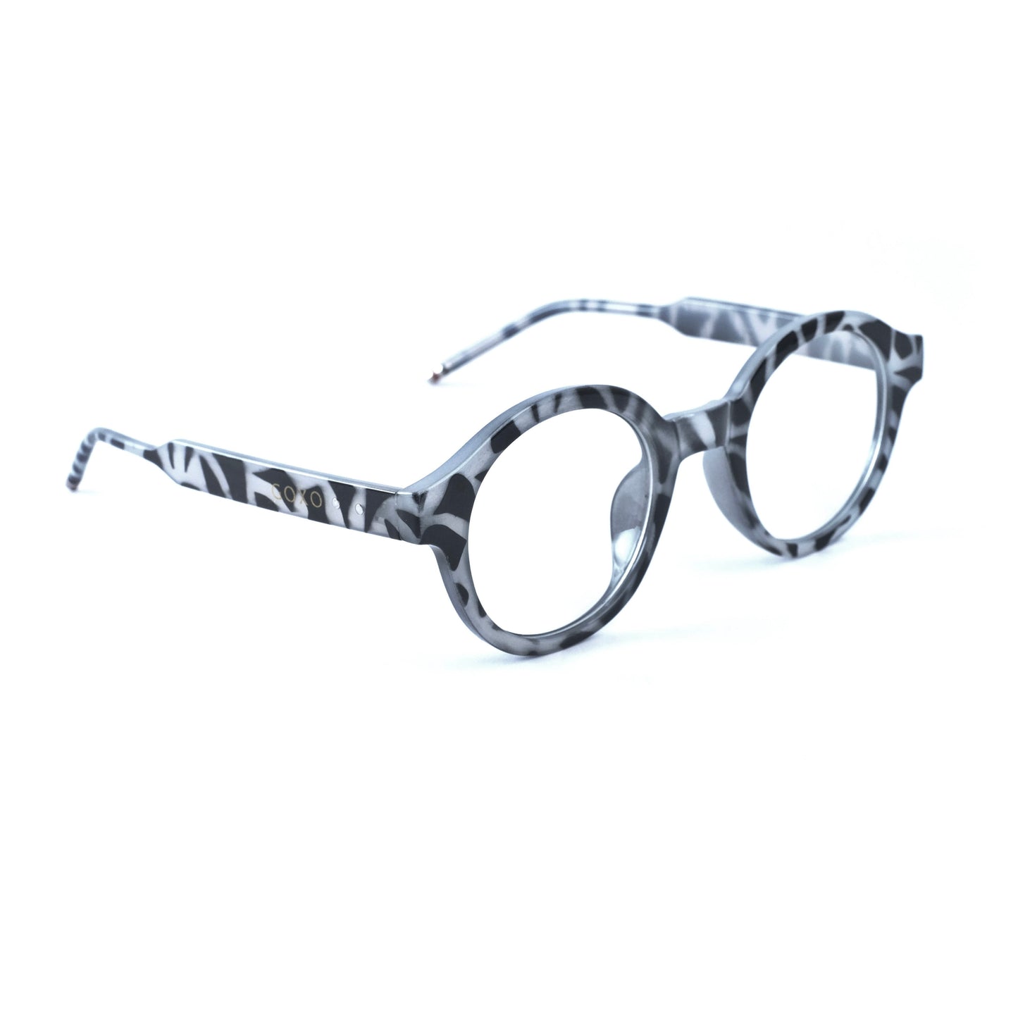 Round Gray Tortoiseshell frames 320