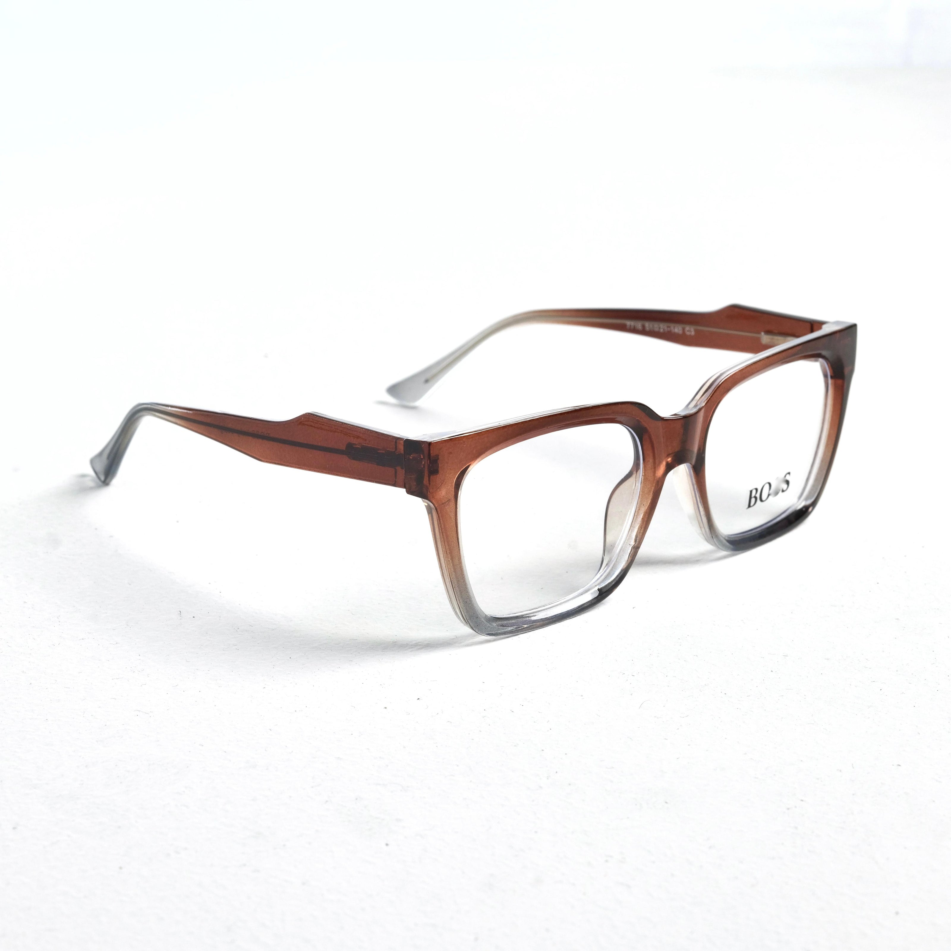 Square frames brown 679