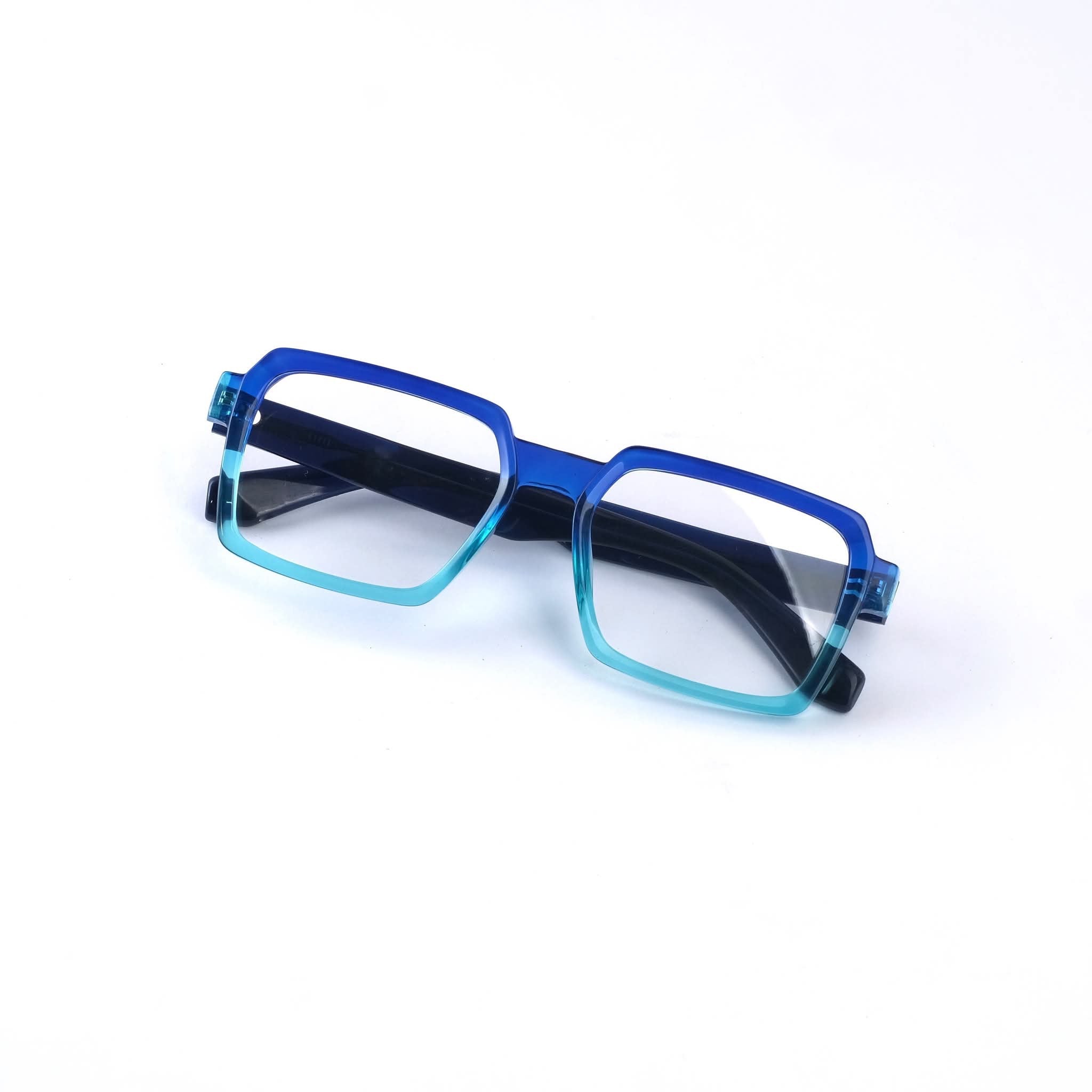 Acetate square blue frames 327