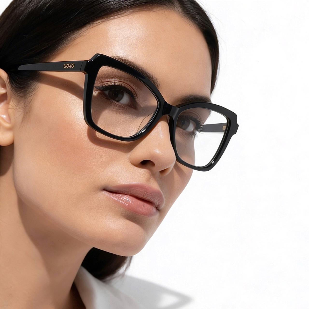 Acetate ladies premium black frames 710