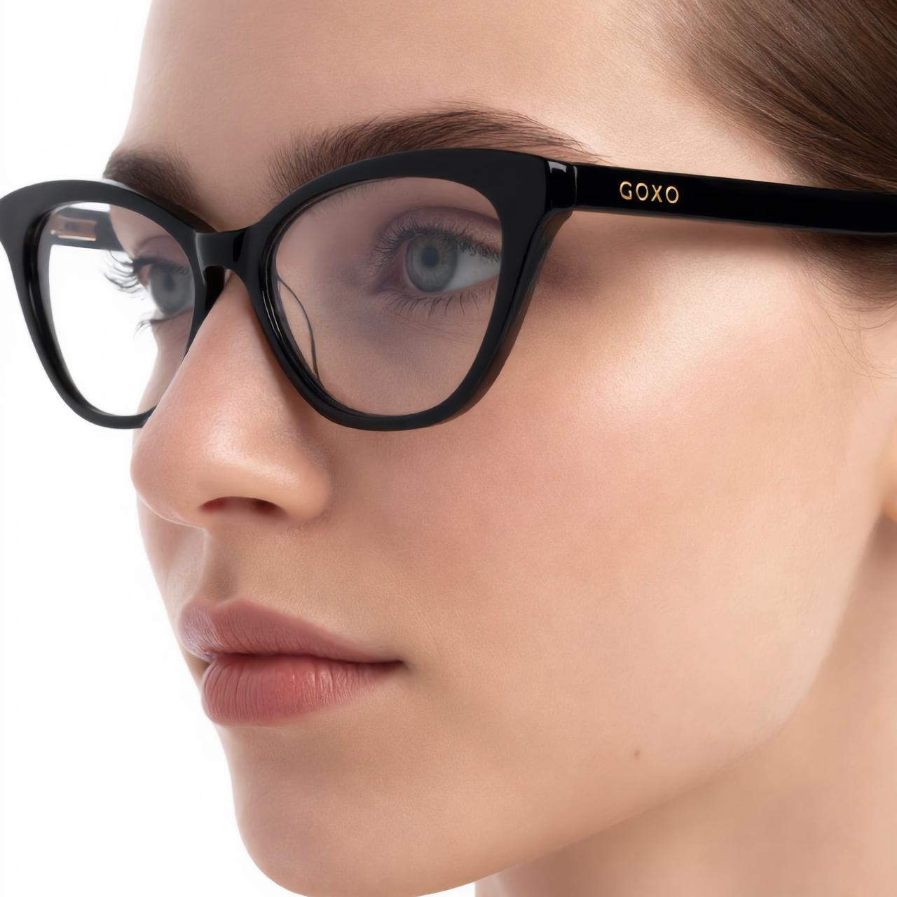Acetate ladies premium black frames 711