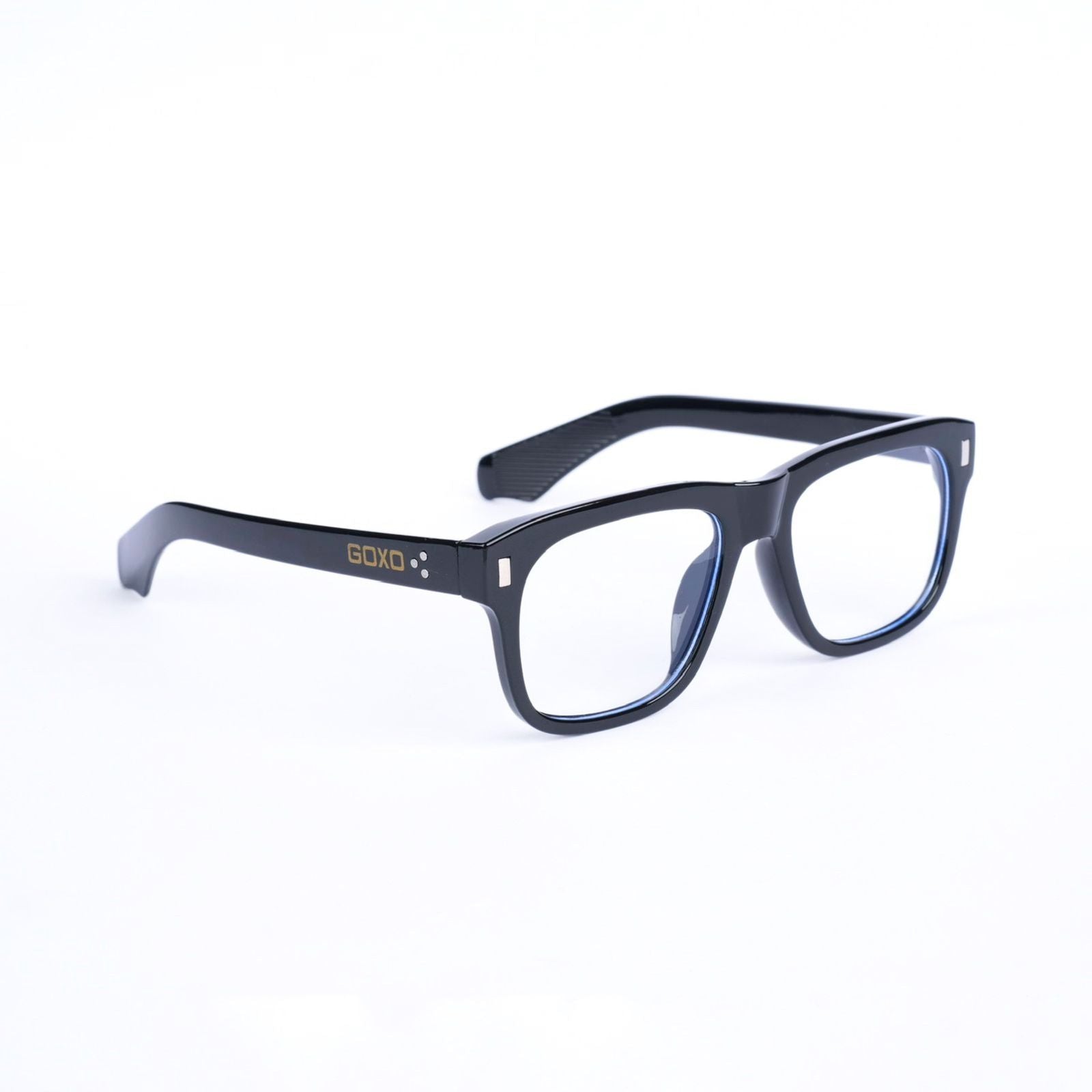 Square black eyeglasses 122