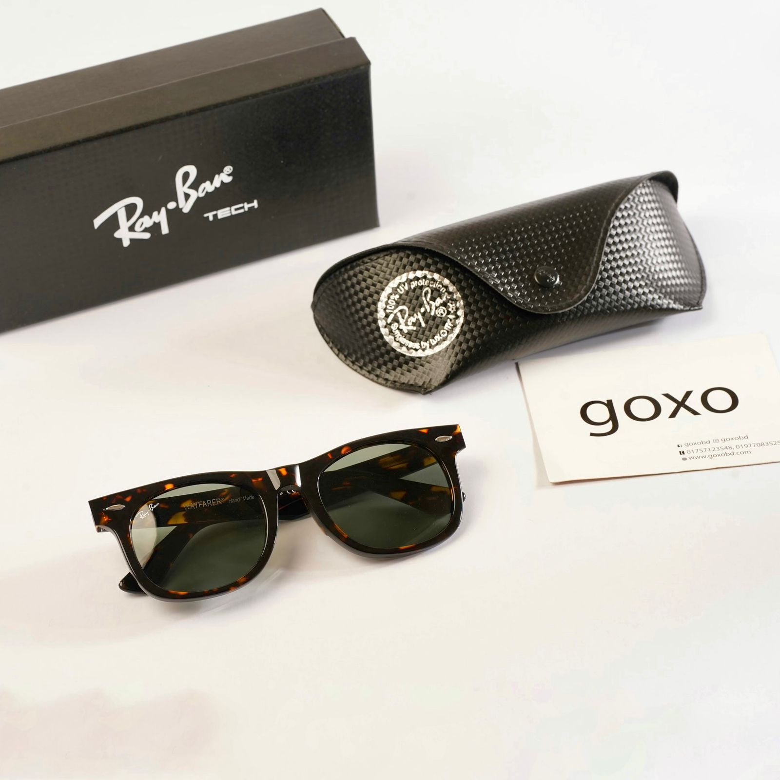 Premium Acetate Ray-Ban Leo-Bottle Green