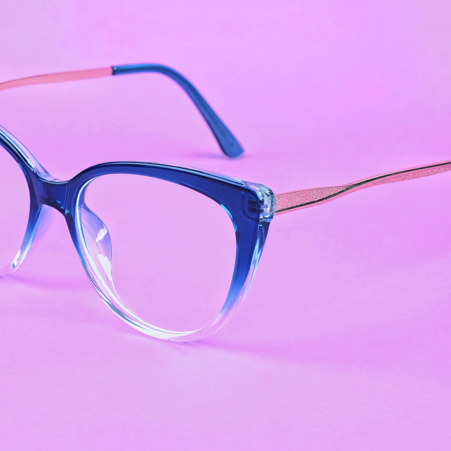 Ladies Blue Cateye frame 113