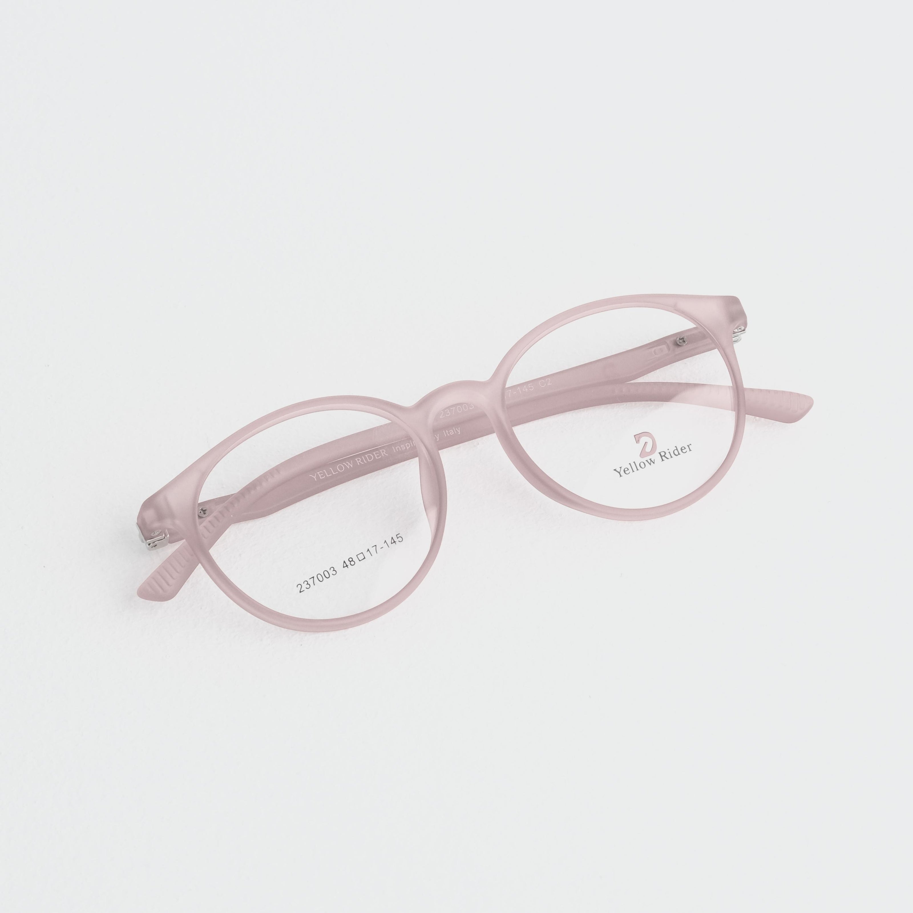 Light peach round frame