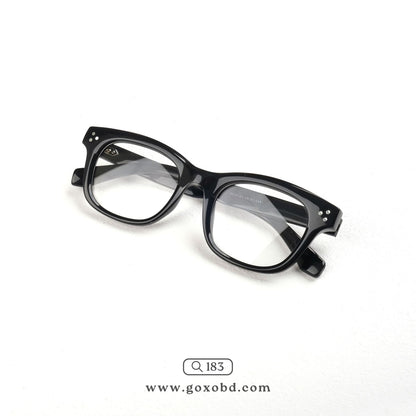 Acetate Premium Frames Black 183