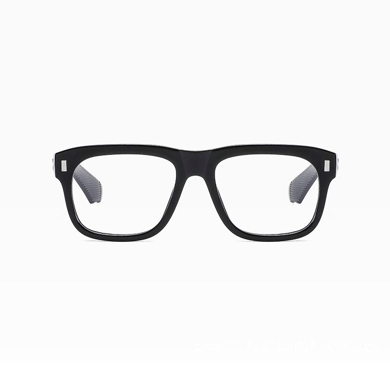 Square black eyeglasses 122