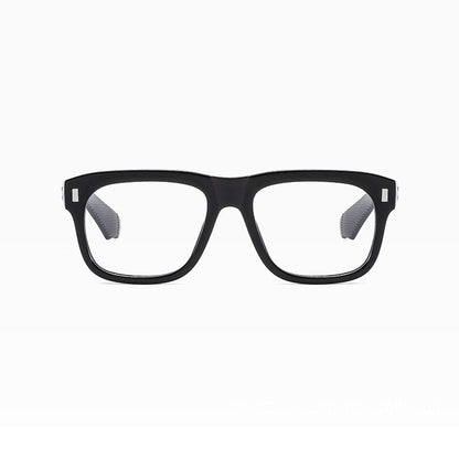 Square black eyeglasses 122