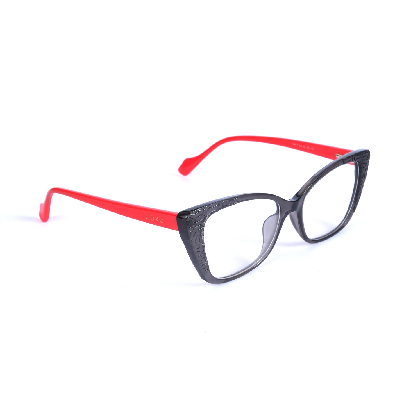 Cat eye pink-grey frames 381