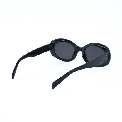 Oval ladies sunglasses black 284