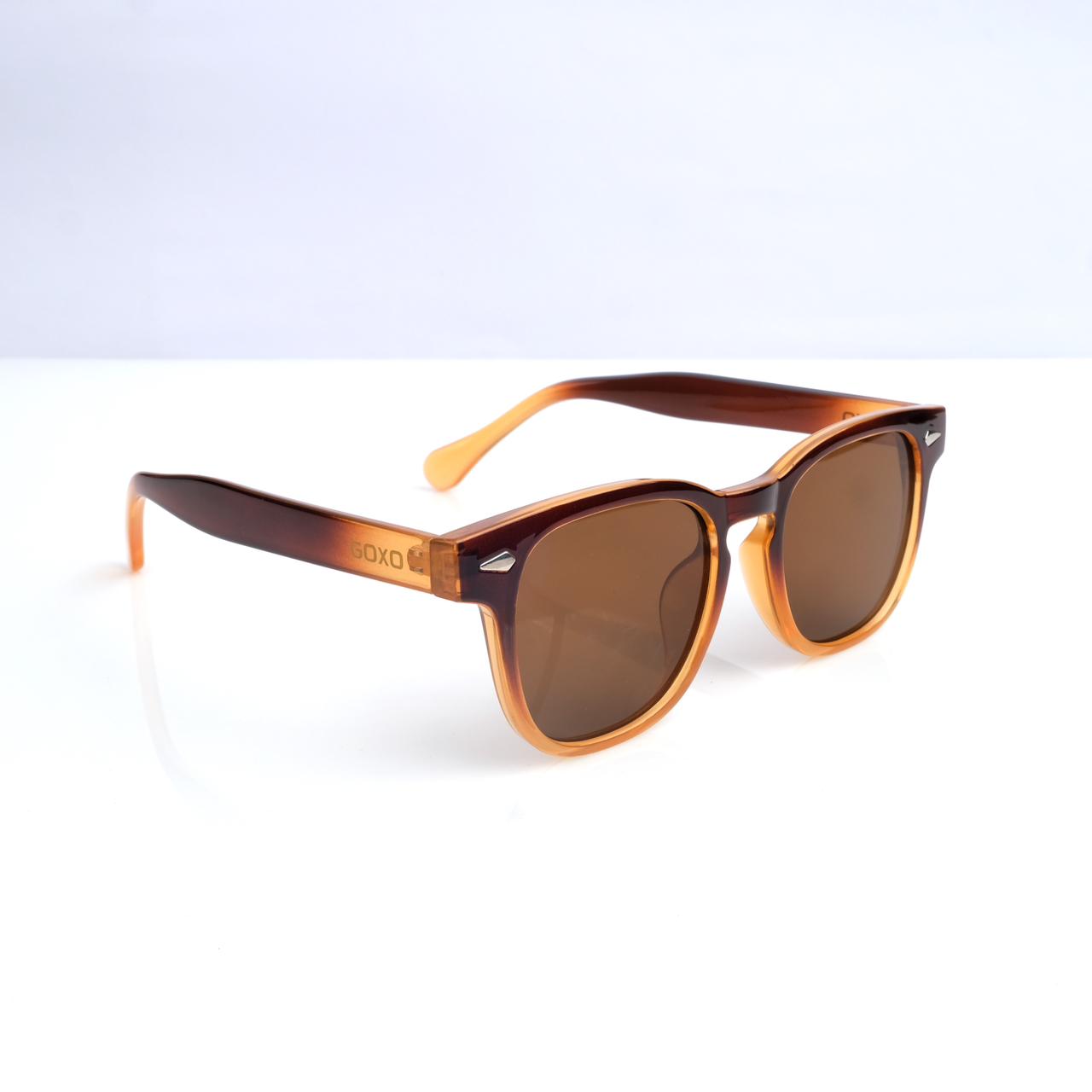 Square brown sunglass 658