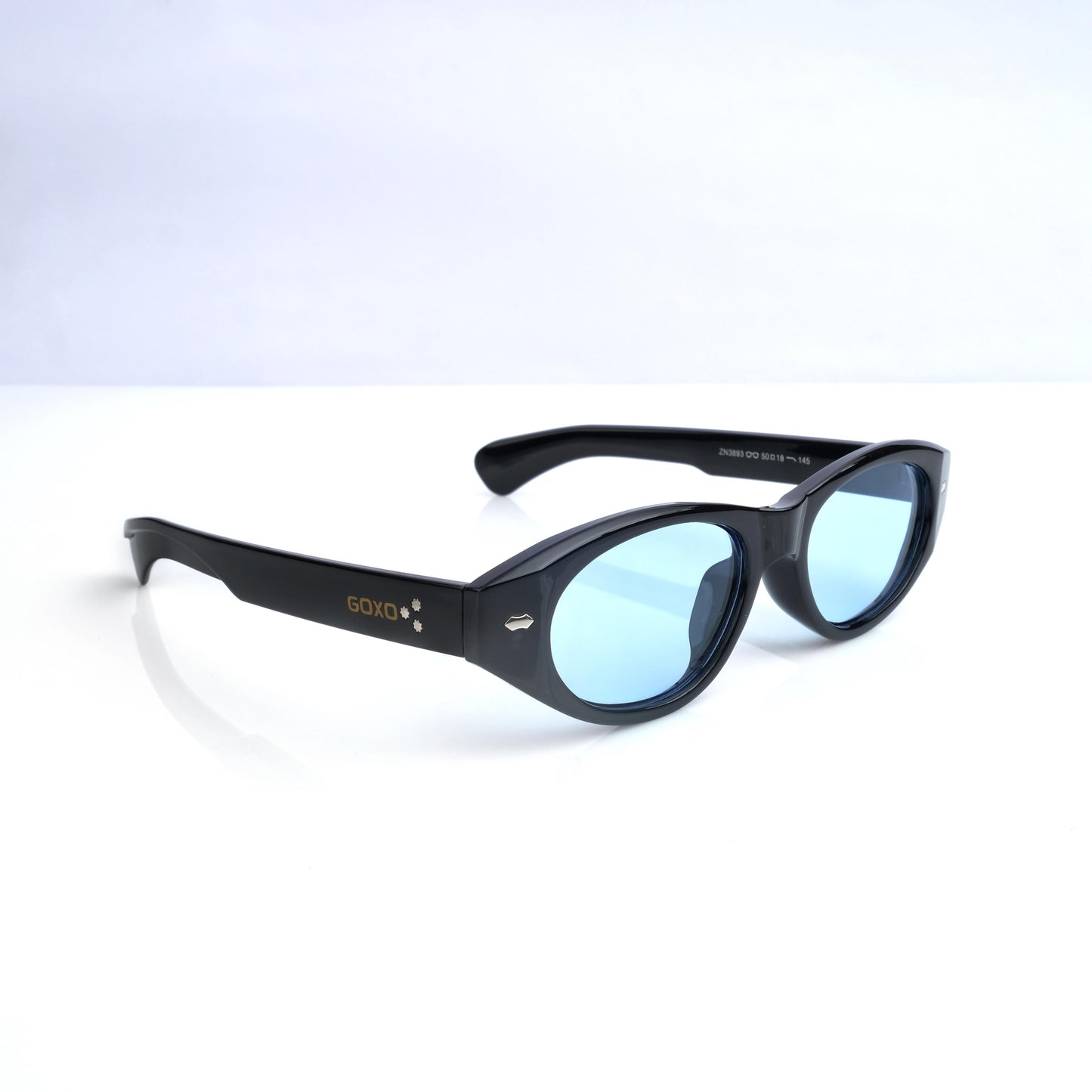 Vintage cat eye blue 599