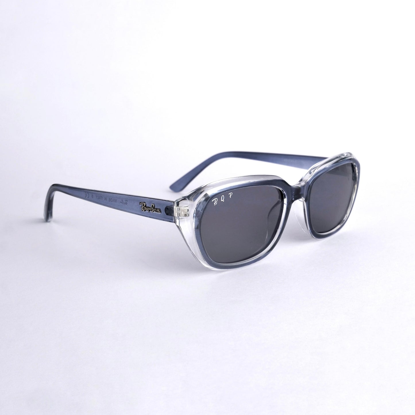 Branded dual transparent   sunglass 666