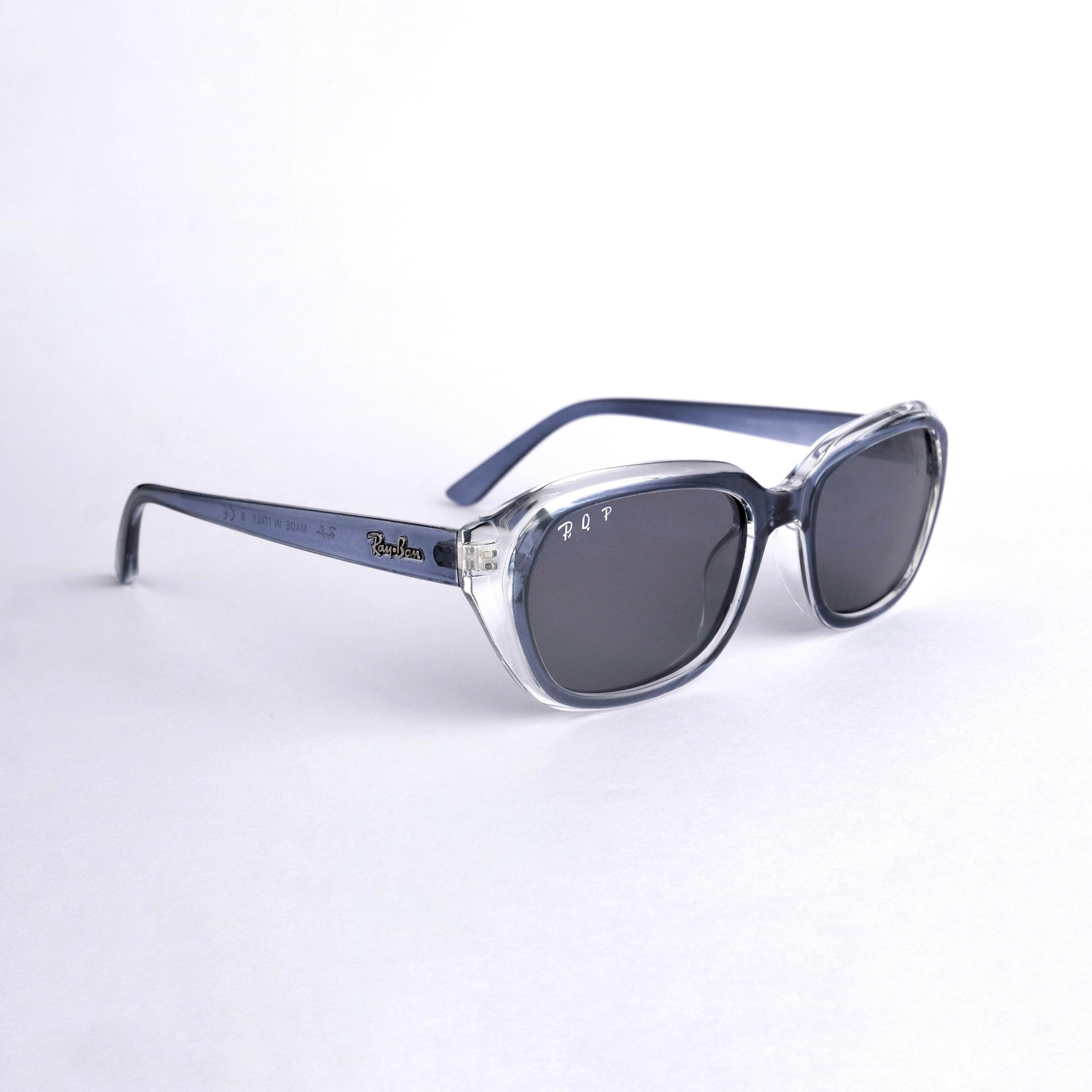 Branded dual transparent   sunglass 666