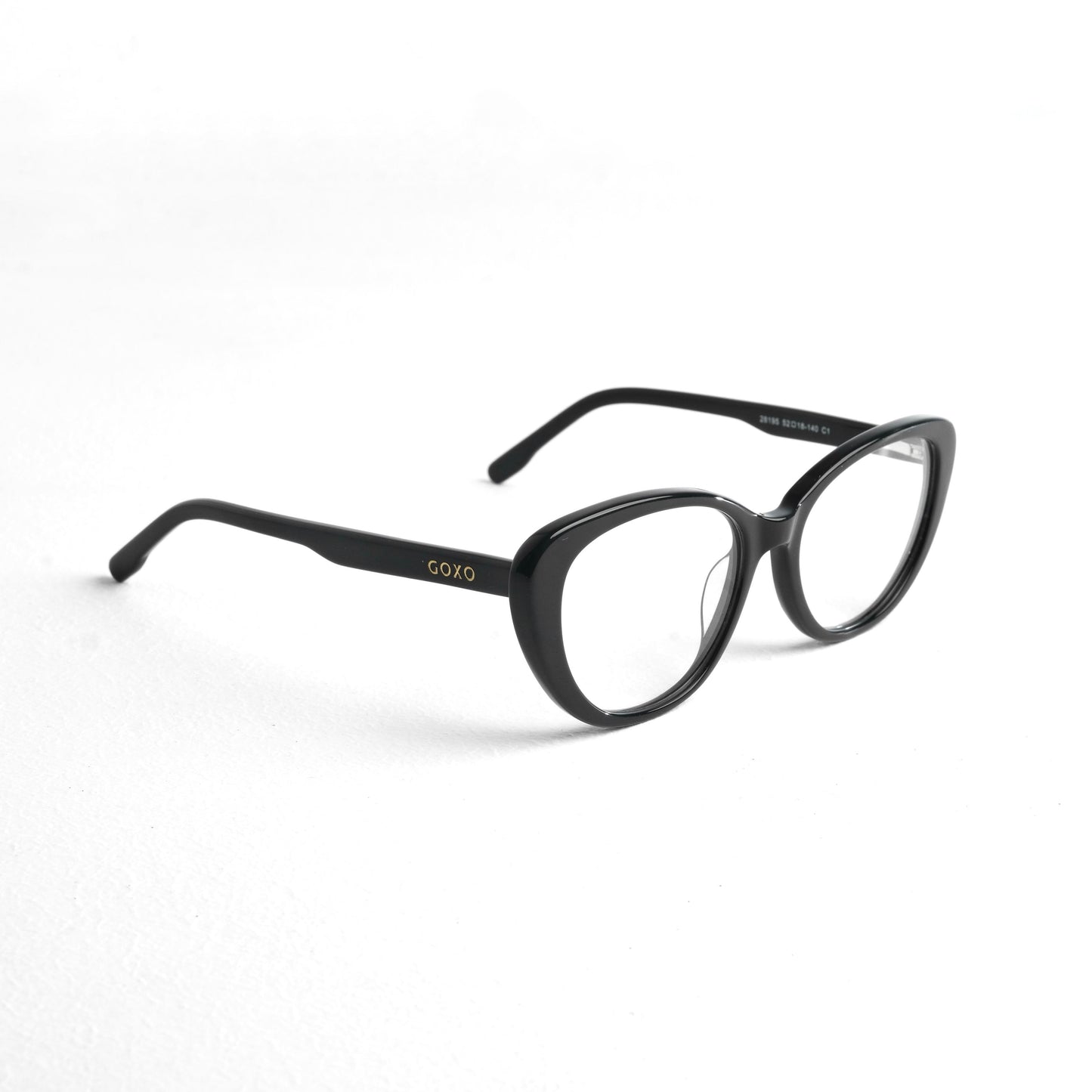 Acetate ladies premium black frames 708