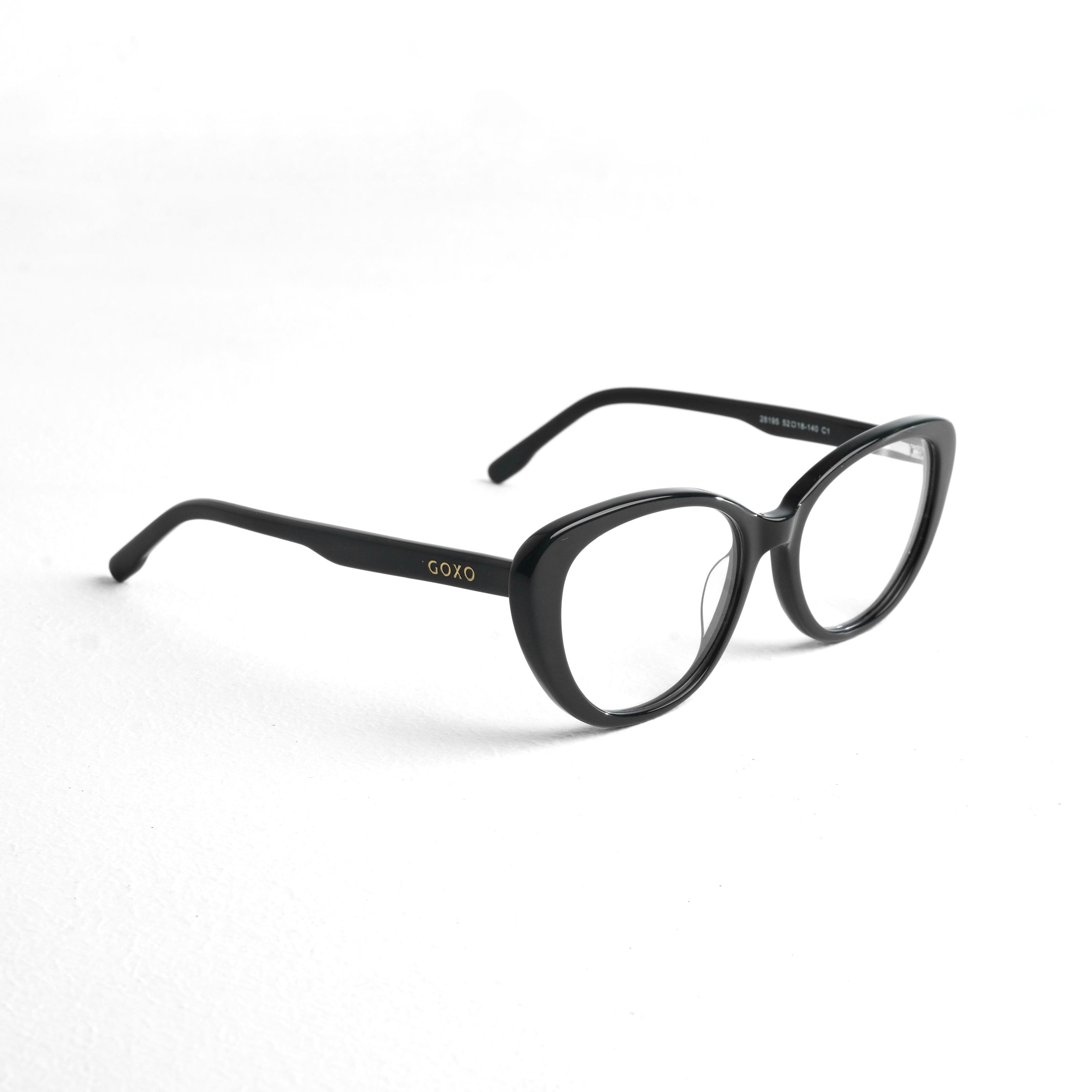 Acetate ladies premium black frames 708