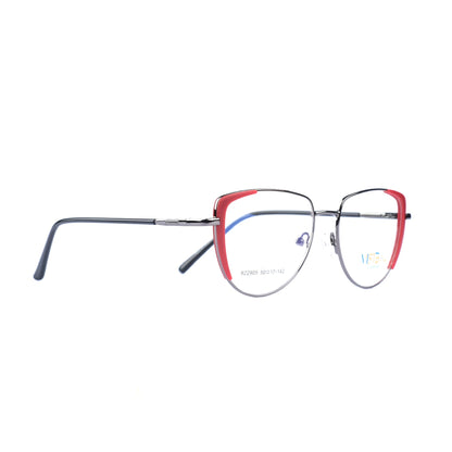 Ladies Eyeglasses Red Edge