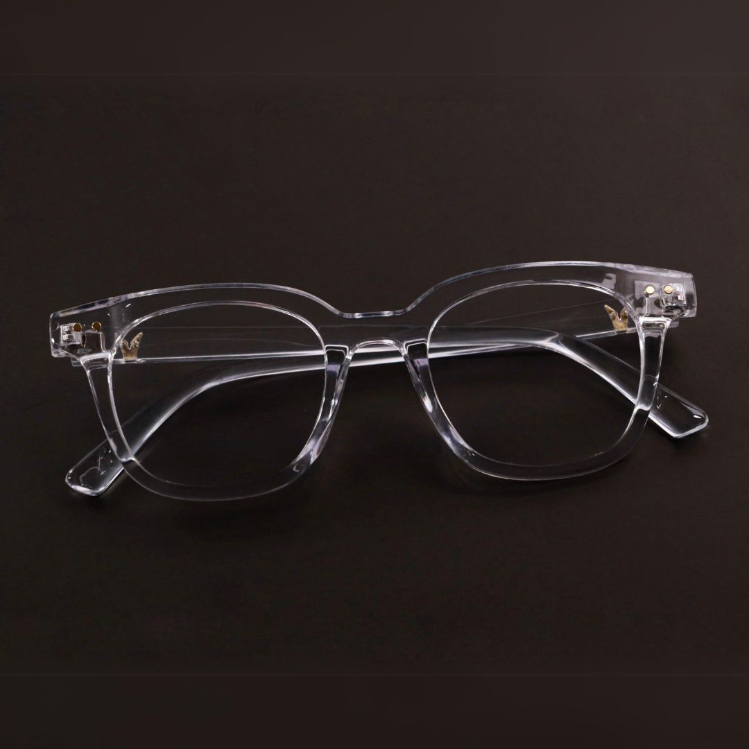 UNISEX TRENDY WAYFARER Transparent