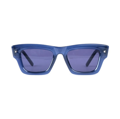 Wide Vintage Blue Sunglasses 125