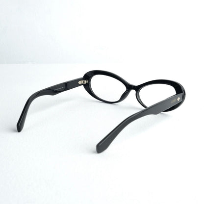 Ladies Oval Frames Black 420