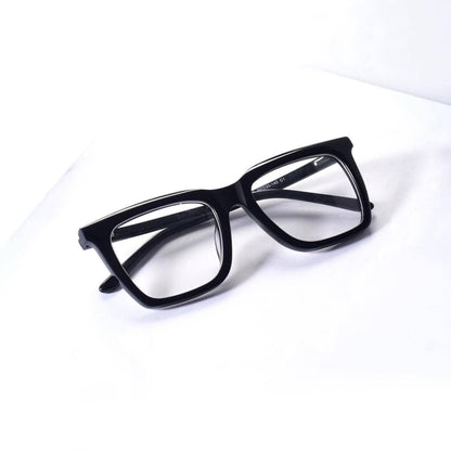 Acetate Square Premium Frames Black 261