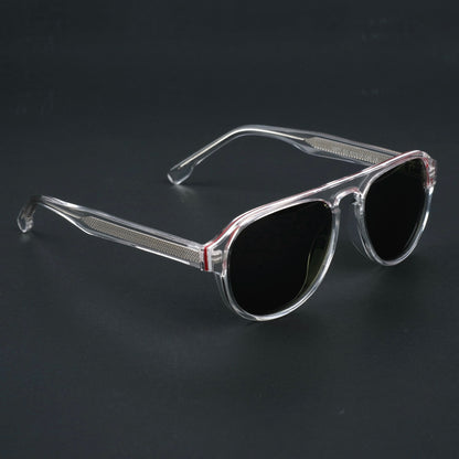 Luxury Sunglasses Crystal Frame-Bottle Green Lens 106