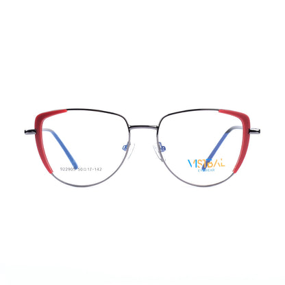 Ladies Eyeglasses Red Edge