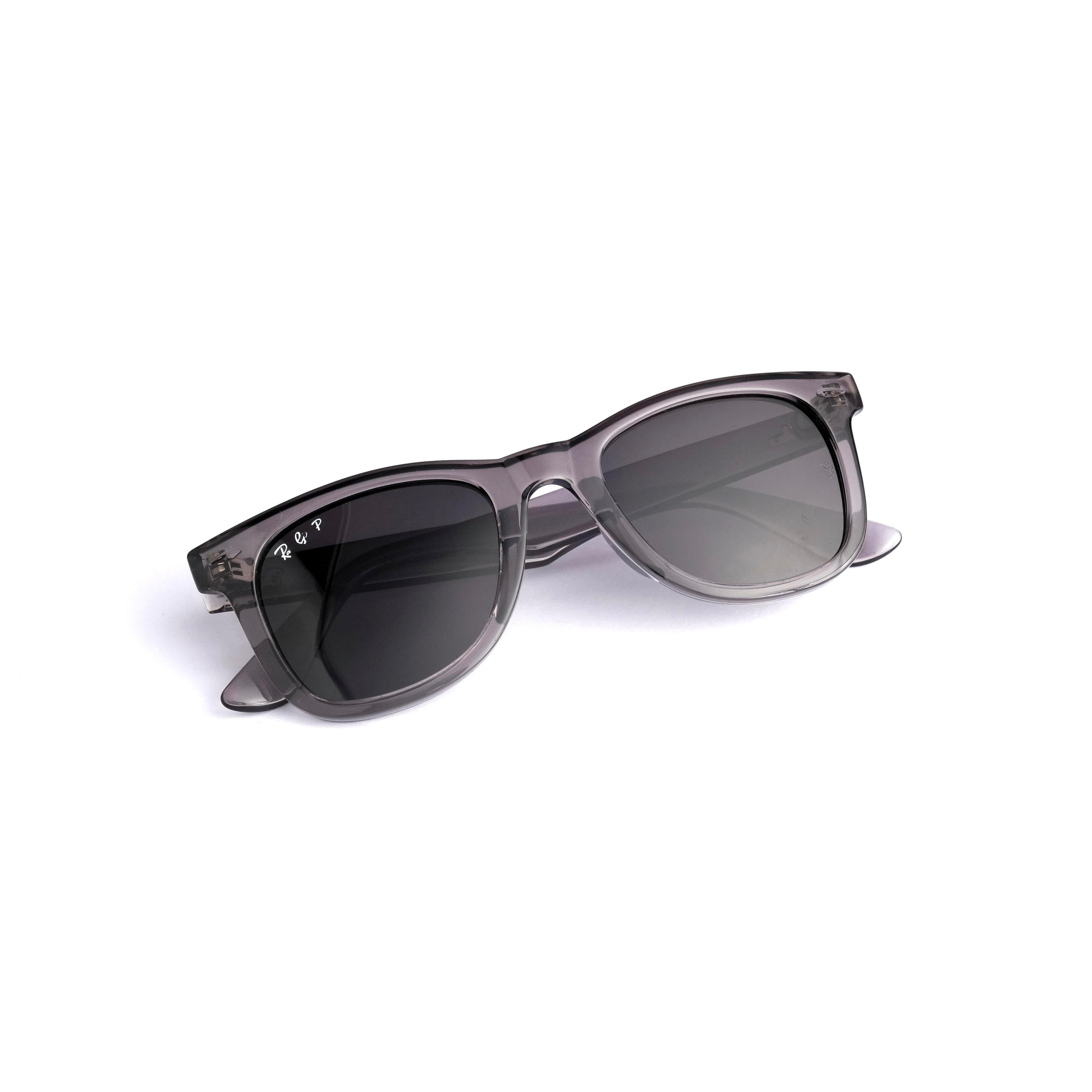 branded grey wayfarer 664
