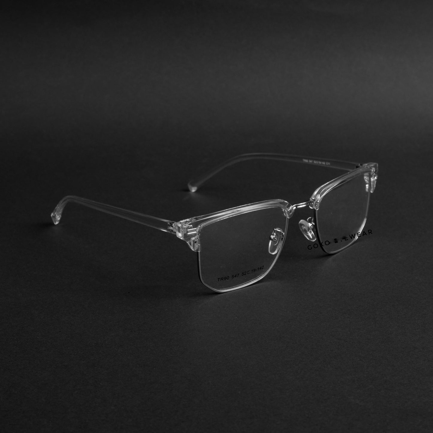 Clubmaster transparent